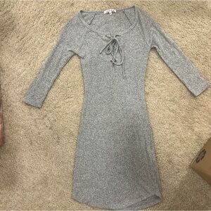 Grey mini dress